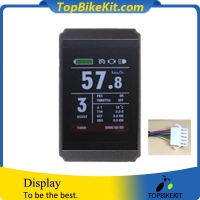 KT LCD8S Color matrix Display Meter 24V/36V/48V for Electric Bicycle