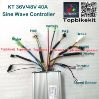 T12H 36V/48V 1000W 40A Torque Simulation Sine Wave Controller For ebike