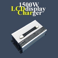 T1500 Charger 1500Watts Charger Alloy Shell Charger for LiFePo4/Li-ion/Lead Acid Battery Pack