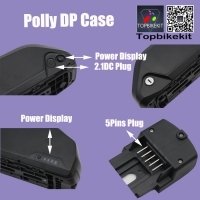 Ebike Polly Battery case 36V /48V Polly DP-6C Battery case with inner controller 