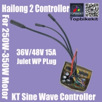 10S/13S/14S 36V/48V 6Mosfets Sine Wave Controller for Hailong2 case 40pcs cells