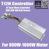T12H 36V/48V 800W-1000W 40A KT Sine Wave Controller For ebike