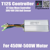 T12S 36V/48V500W 30A KT Sine Wave Controller For ebike