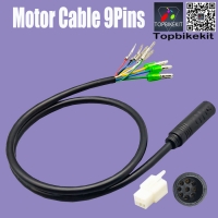 9Pins Ebike Motor Cable With Hall Connector
