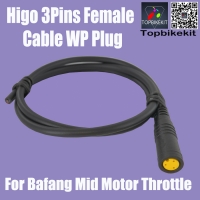 Higo 3Pins Female Cable Plug for Bafang BBS Mid Motor Throttle