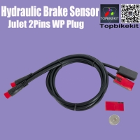 2pcs Ebike hydraulic brake sensor for Power cut off with 2Pins Julet Waterproof connector