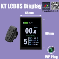 KT LCD8S Color Matrix Display Meter 24V/36V/48V with Julet Waterproof Plug