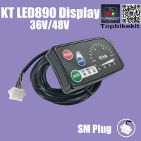 KT-LED890 E-Bike LED Meter Display for Electric Bike 36V/48V SM Plug