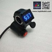 Thumb Throttle with LCD Digital Battery Voltage Display and 3 Speed Switch
