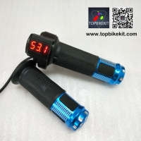 12V-72V Ebike Twist Grip Throttle LED Digital Voltage Display