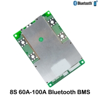 8S 60A-100A LiFeP04 BMS with Bluetooth Android /IOS APP UART or 485 communication
