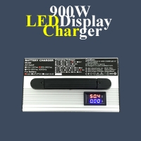with Display D900B Charger 900Watts Charger Alloy Shell Charger for LiFePo4/Li-ion/Lead Acid Battery Pack