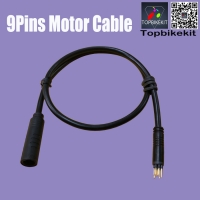 190cm/100cm/60cm/20cm Ebike 9pins Motor Waterproof Extend Cable Connector