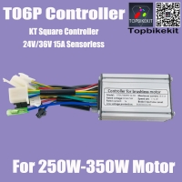T06P 24V/36V250W 15A KT Square Wave Brushless Controller for Ebike