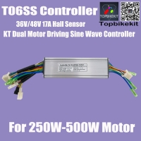 T-06SS 36V/48V KT Dual Motor Driving Brushless Sine Wave Controller