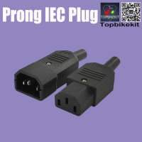 A pair of IEC320 C14 Power Inlet Plug Connector 10A/250VAC