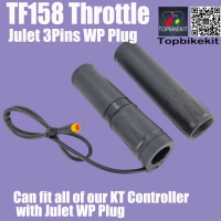 A Pair of Wuxing TF158 Half Twist throttle with Julet 3Pins Waterproof Connector