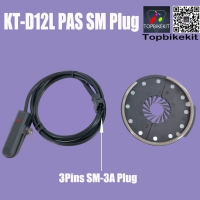 KT-D12L Dual Hall Sensor D12 Signals Easy Installation PAS SM Plug For Ebike