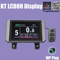 KT LCD8H Color Matrix Display Meter 24V/36V/48V with Julet 5pins Waterproof Plug