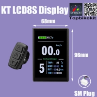 KT LCD8S Color Matrix Display Meter 24V/36V/48V With SM Plug for Electric Bicycle