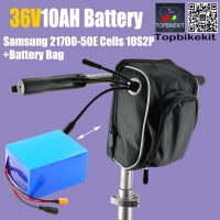 36V10AH Samsung INR21700-50E Li-ion Battery Pack+Bag