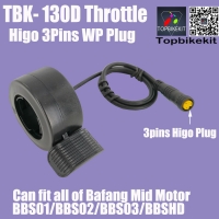 130D Thumb Throttle for Bafang BBS01/BBS02/BBS03 Mid Motor