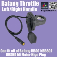 Ebike 108X Right/Left Hand thumb throttle for Bafang BBS01 BBS02 BBS03 central motor kits