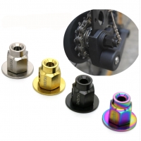 Inner Shift TC4 Titanium Nut Gasket for Brompton Bike 2-7 Speed 3 Hole Screw Tensioner
