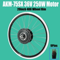 AKM-75SX 36V 250W Front Hub Motor with 20inch 406 Wheel rim