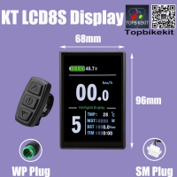 KT LCD8S Color Matrix Display Meter 24V/36V/48V with SM/Julet Waterproof Plug