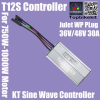 T12S 36V/48V750W-1000W 30A KT Sine Wave Controller with Julet Waterproof Connector
