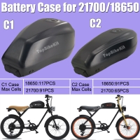 2024 Fule Tank Electric Bicycle Battery Case for 91pcs/65pcs 21700 or 91pcs/117pcs 18650 Cells