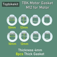 8pcs Ebike Motor M12 Screw Spacer 12mm Axle Washer Spacer 3mm or 4mm for 250W-800W motor