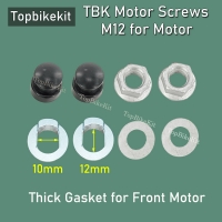 1Set Ebike M12 Motor Screw Nut with Thick Gasket 4mm for Rear Motor 12mm