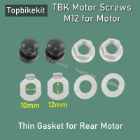 1Set Ebike M12 Motor Screw Nut with Thin Gasket 3mm for Rear Motor 12mm